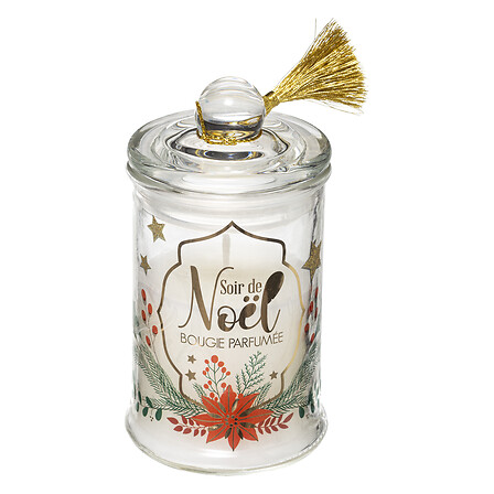 BOUGIE PARFUMÉ EN POT EN VERRE POM 6X11 85G