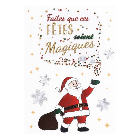 STICKER NOËL REVISITÉ - 29X40CM