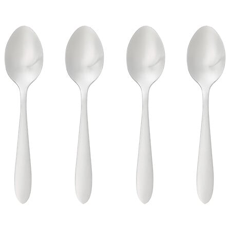 4 CUILLÈRES À CAFÉ EN INOX - NEVIS