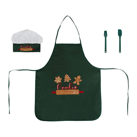 KIT DE CUISINE DE NOËL POUR ENFANT - 2 COULEURS DISPONIBLES