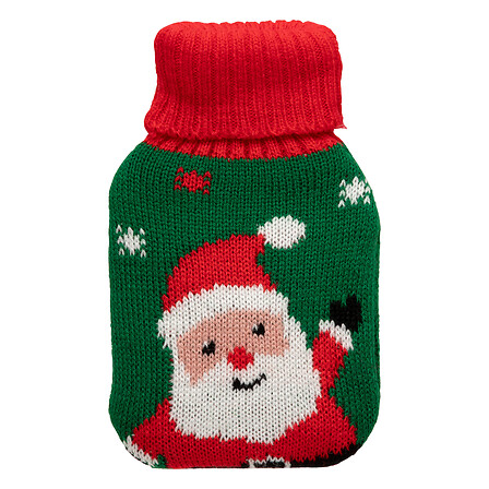 BOUILLOTTE CHAUFFERETTE PERSONNAGE DE NOËL - 7x12CM - 4 MODÈLES