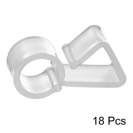 18 ACCROCHES GUIRLANDES POUR GOUTTIÈRES