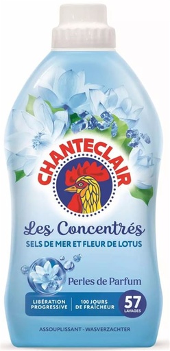 Chante Clair Adoucissant Concentré Sels de Mer Fleur de Lotus, 57 Lavages