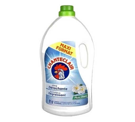 CHANTE CLAIR LESSIVE - 80D - 3,6L -MAXI FORMAT - MUSC BLANC