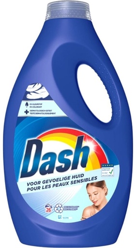 DASH LESSIVE - SENSITIVE - 26D - 1,170L