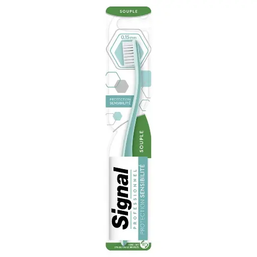 SIGNAL BROSSE À DENT - PROTECTION SENSIBILITÉ - SOUPLE - 1 PIÈCE