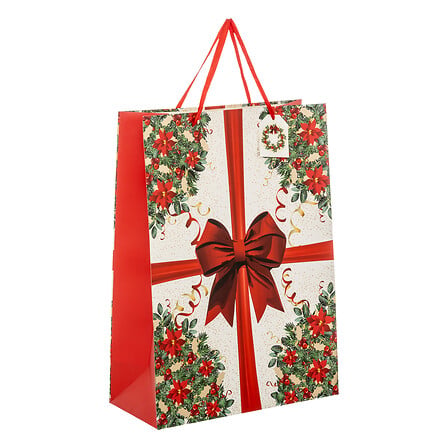 Sac Cadeau Imprimé de Noël - Grande Taille - Dream - L33xP15xH46cm