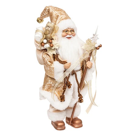 Père Noël Doré - H30cm
