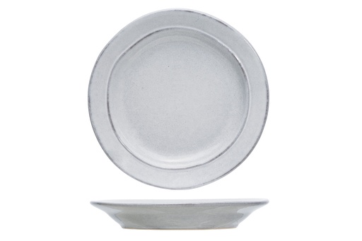 THEODORA GREY ASSIETTE À PAIN - SOUS-TASSE D14.5CM
