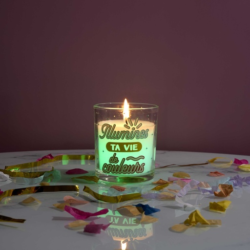 BOUGIE PARFUMÉE COLOR CHANGE
