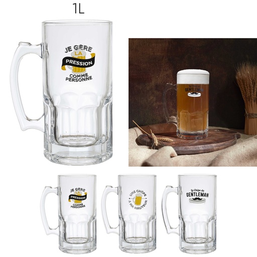 CHOPE À BIÈRE XXL - 1 LITRE