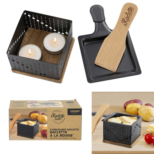 RACLETTE INDIVIDUELLE À LA BOUGIE
