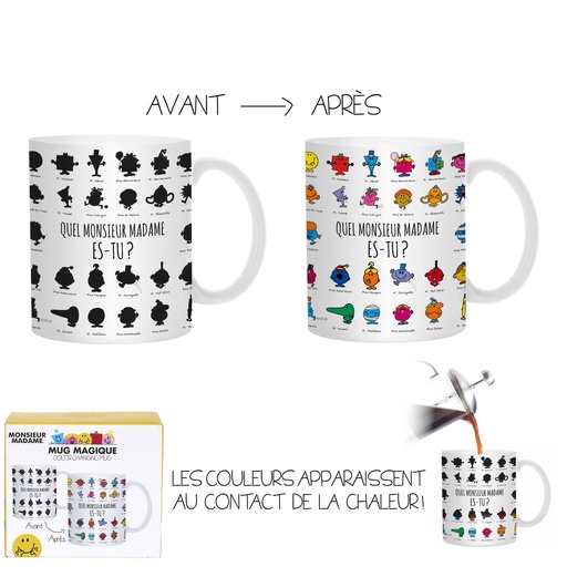 MUG THERMORÉACTIF - MONSIEUR MADAME