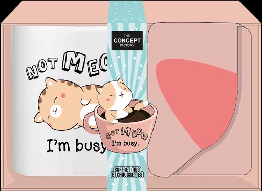 COFFRET MUG ET CHAUSSETTES - KAWAII
