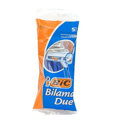 BIC RASOIR À DEUX LAMES - 5 PIÈCES - HOMMES