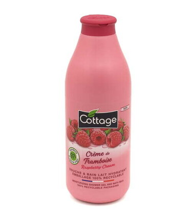 COTTAGE - BAIN & DOUCHE - 750ML - CRÈME DE FRAMBOISE