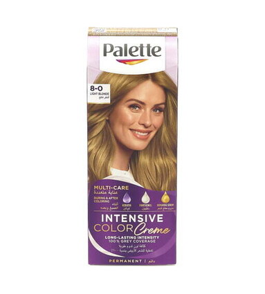 PALETTE - INTENSIVE COLOR CREAM - COULEUR DE CHEVEUX 8-0 BLOND CLAIR