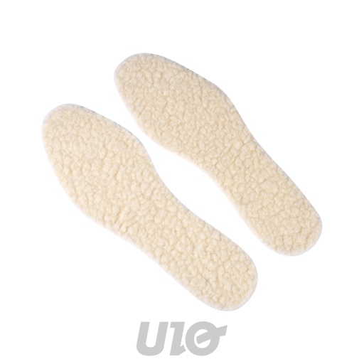 SEMELLES EN LAINE TAILLE 42-43 BLANC  SPÉCIAL HIVER