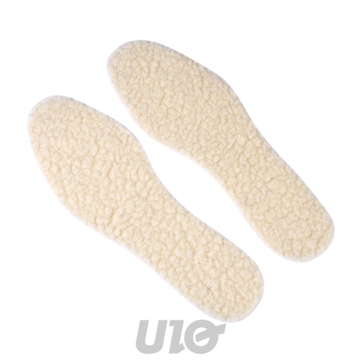 SEMELLES EN LAINE TAILLE 44-46 BLANC SPÉCIAL HIVER