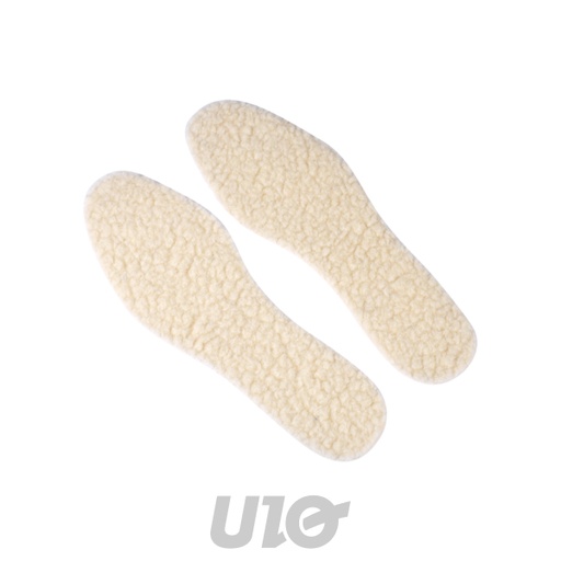 SEMELLES EN LAINE TAILLE 40-41 BLANC SPÉCIAL HIVER