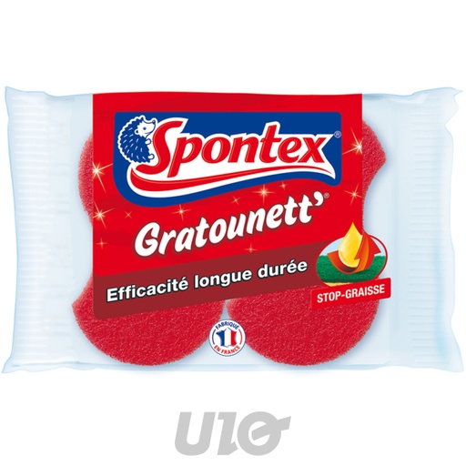 LOT DE 2 ÉPONGES 'GRATOUNETT' STOP-GRAISSE' SPONTEX