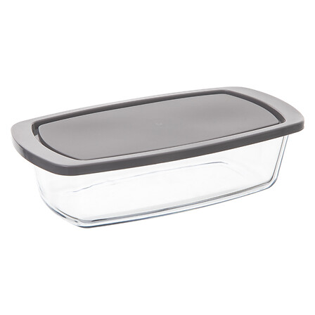 PLAT À CAKE EN VERRE 27X14CM - KEEPEAT
