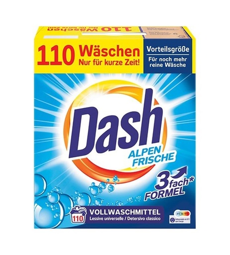 DASH POUDRE 110D 5,5 KG ALPEN FRISCHE