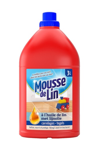 MOUSSE DE LIN NETTOYANT 3L CARRELAGES HUILE DE LIN
