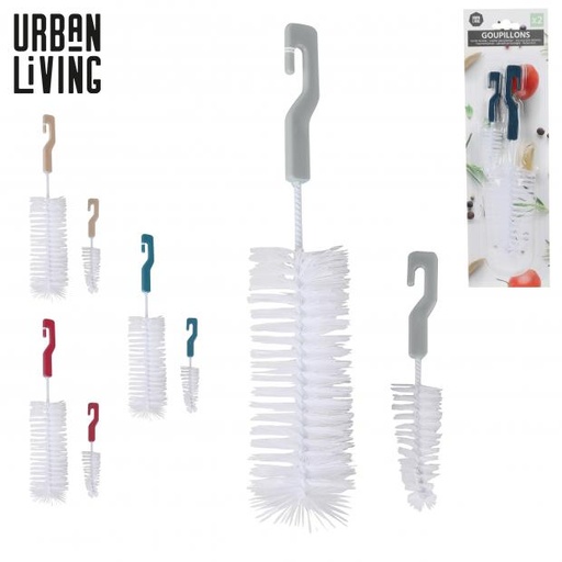 SONOMA SET DE 2 GOUPILLONS - 4 COULEURS ASSORTIES DISPONIBLES