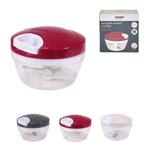 HACHOIR 3 LAMES AVEC FIL