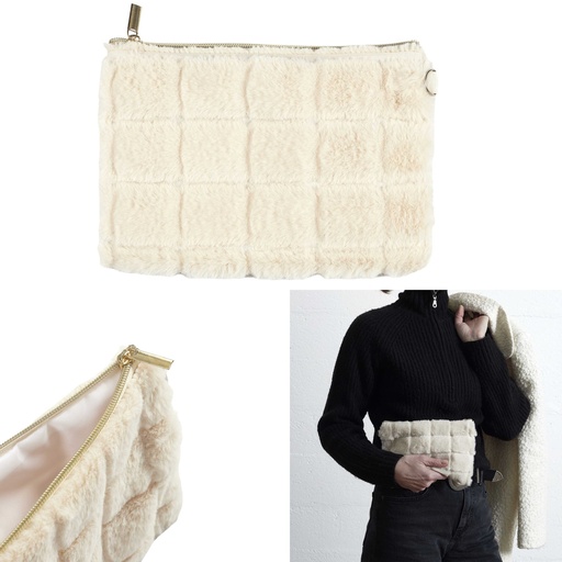 POCHETTE FLUFFY FAUSSE FOURRURE