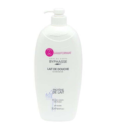 BYPHASSE LAIT DE DOUCHE 2L PROTÉINE DE LAIT