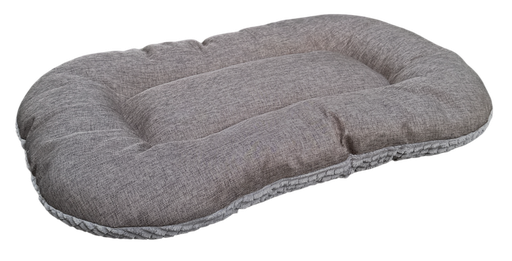 COUSSIN SOFT TOUCH 2 EN 1 BI-MATIÈRE MARRON 60X40X6CM