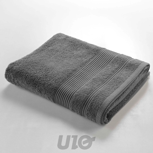ESSUIE (DRAP) DE BAIN 90x150CM ÉPONGE UNIE TENDRESSE ANTHRACITE