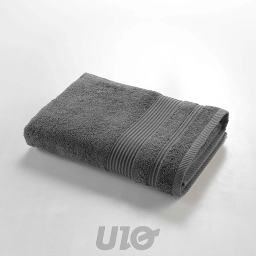 ESSUIE (DRAP) DE DOUCHE 70x130CM ÉPONGE UNIE TENDRESSE ANTHRACITE