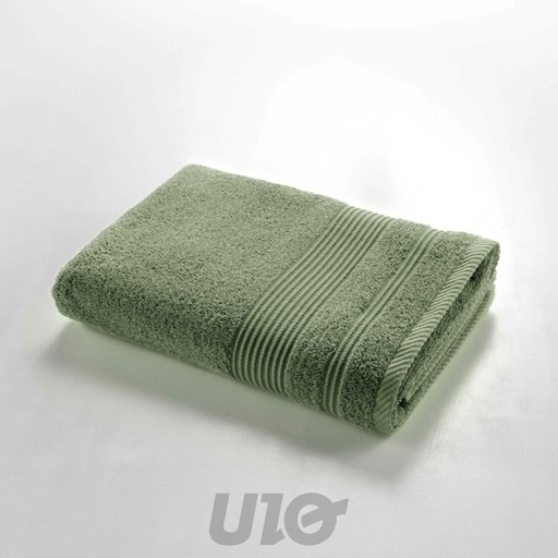 ESSUIE (DRAP) DE DOUCHE 70x130CM ÉPONGE UNIE TENDRESSE FOUGÈRE