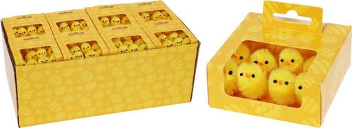 DÉCORATION POUSSIN & CHENILLE -  DISPONIBLES EN 6, 9 OU 12 PIÈCES