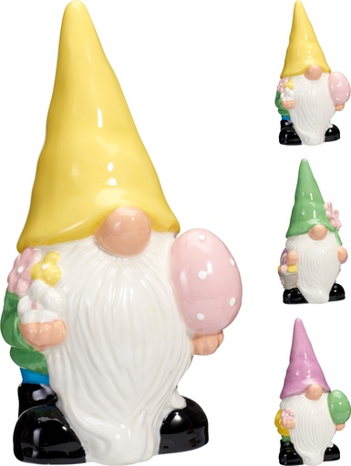 NAIN DE PÂQUES - 17CM - 3 COULEURS DISPONIBLES
