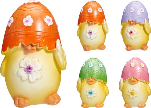 DÉCORATION COQUILLE D'OEUF SUR POULE