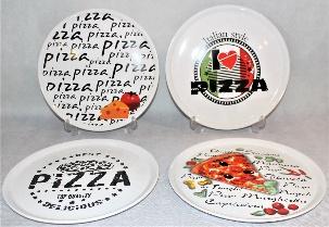 [TS-KL12PZ] ASSIETTE À PIZZA DÉCORÉE DIA.30.5CM