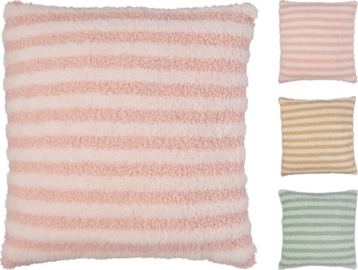 COUSSIN DE CHAISE - 40X40CM - 3 COULEURS PASTELLES DISPONIBLES