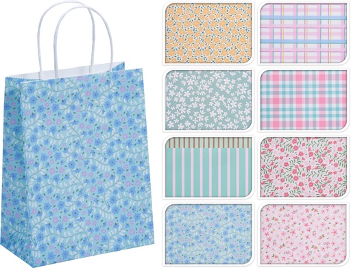 SAC CADEAU DE PÂQUES PETIT MODÈLE - 9 COULEURS DISPONIBLES