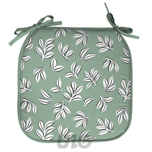 4 GALETTES 38 x 38 x 1.8 CM MICROFIBRE IMPRIMÉE MINDY SAUGE