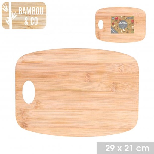 BAMBOU & CO - PLANCHE À DÉCOUPER EN BAMBOU 29X21CM
