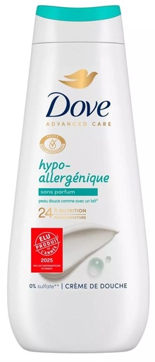 DOVE DOUCHE 400ML HYPOALLERGÉNIQUE 