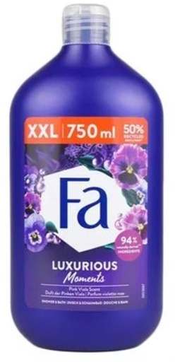 Fa Gel Douche Bain Luxurious Moments Violette Rose 750ml