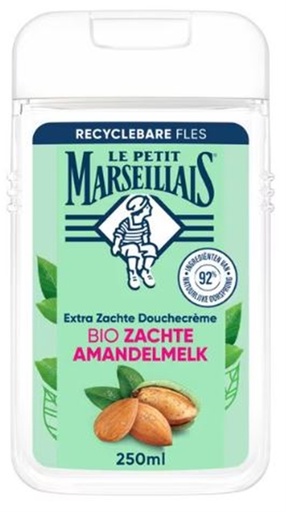 Le Petit Marseillais Gel Douche Extra Doux Lait d'Amande Douce Bio 250ml