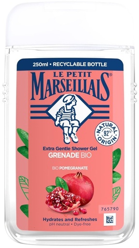 LE PETIT MARSEILLAIS GEL DOUCHE 250ML GRENADE BIO