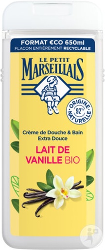 LE PETIT MARSEILLAIS GEL DOUCHE 400ML BIO VANILLE BIO