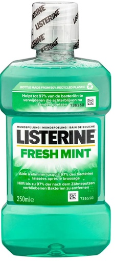 LISTERINE BAIN DE BOUCHE 250ML FRESH MINT